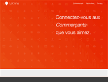 Tablet Screenshot of lacarte.com