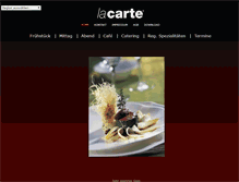 Tablet Screenshot of lacarte.de